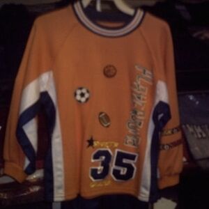 Buster Brown Orange Sports Sweatshirt